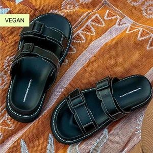 PRINCESS POLLY | Ma Belle Sandals Contrast Stitch